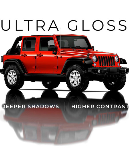 Vinilo Envoltura Ultra Gloss VViViD Rojo Carrera 30.5x152.4cm