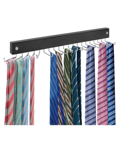 Perchero de Corbatas y Cinturones Harhana de 20 Ganchos