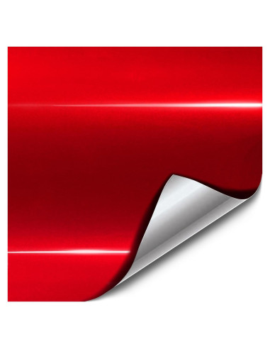 Vinilo Envoltura Coche VViViD Metal Líquido Rojo 0.30m x 1.52m