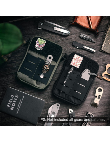 Bolsa Organizador EDC TACTICAL_GEEK Block E2.0 Nylon Verde