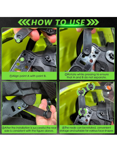 Visera Integrada Tintada GREEN DEVIL para Adultos Unisex