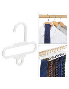 Perchas para Corbatas y Bufandas HOUSE DAY - Paquete de 12