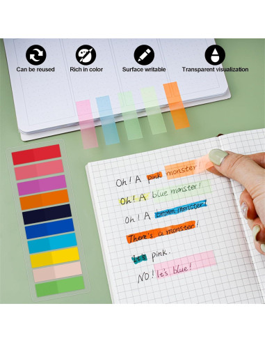 Pestañas Adhesivas Transparentes Cerpourt 2400 pcs 11.14x2.77 cm