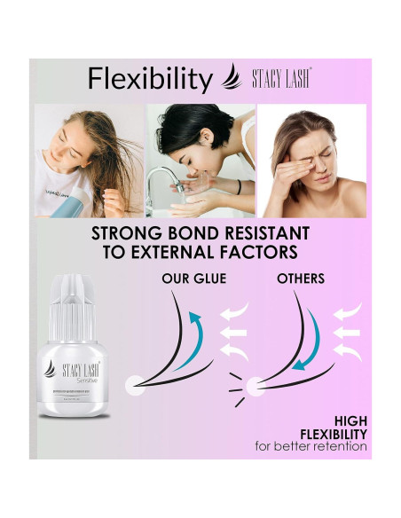 Pegamento para Extensiones de Pestañas Stacy Lash 5ml - Sensible