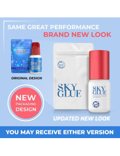 2 Botellas Adhesivo Sky Glue S+ 5ml para Pestañas Semipermanentes 2