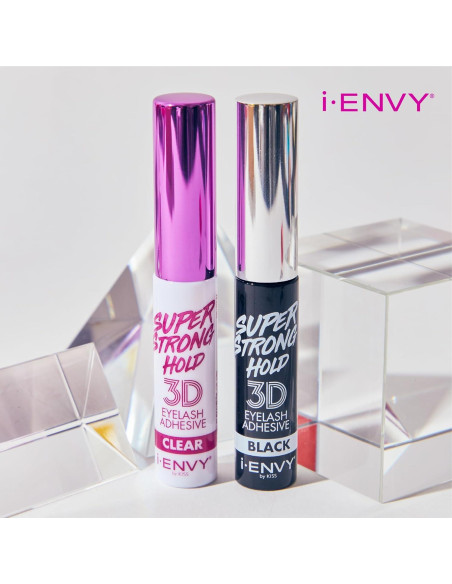 Adhesivo para Pestañas Postizas KISS 3D Transparente 9g