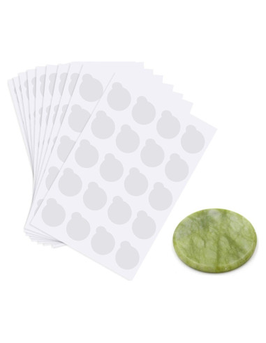 200 Almohadillas Adhesivas Fenshine + Piedra de Jade para Pestañas