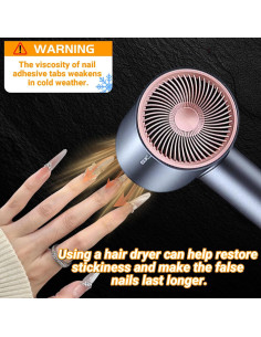 10 Hojas Adhesivas de Uñas Gel Doble Cara Ivtor - 240 Piezas 2