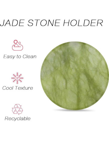 200 Almohadillas Adhesivas Fenshine + Piedra de Jade para Pestañas