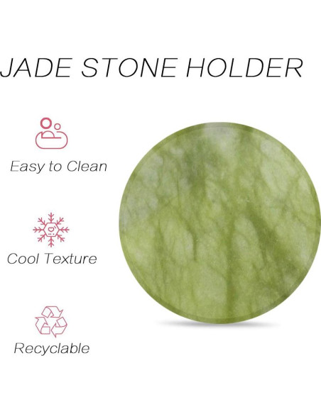 200 Almohadillas Adhesivas Fenshine + Piedra de Jade para Pestañas