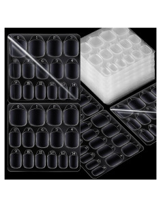 Pestañas Adhesivas para Uñas Teenitor 900 Piezas 15 Tamaños