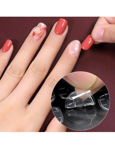240 Pcs Pegatinas Adhesivas para Uñas Postizas Mwellewm