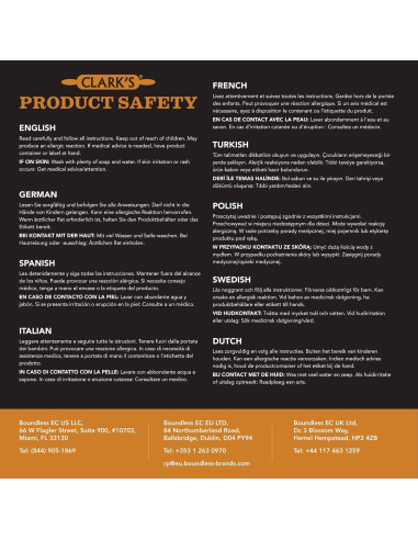 Cera para Tablas de Cortar Clark's 170g - Grado Alimentario con Lavanda y Romero