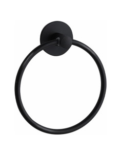 Anillo de Toalla Adhesivo Besteffie Acero Inoxidable Negro Mate