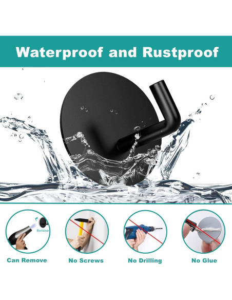 Ganchos Adhesivos de Acero Inoxidable 304 Baronage 2 Pcs