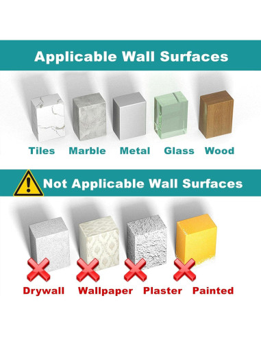 Ganchos Adhesivos de Acero Inoxidable 304 Baronage 2 Pcs