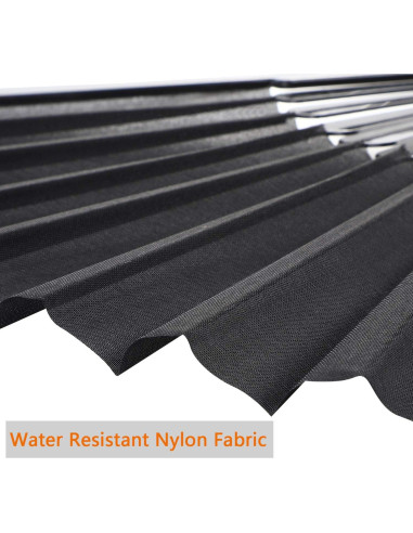 Abanicos Plegables de Mano Blulu - 4 Piezas Chinos 42 cm Negro