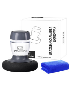 Cera Automotriz Natural BUFFZIT 80ML - Brillo Espejo y Protección UV