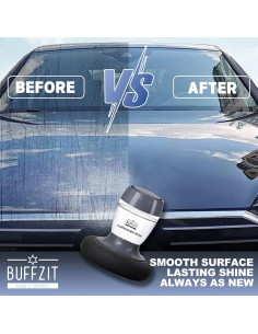 Cera Automotriz Natural BUFFZIT 80ML - Brillo Espejo y Protección UV 2