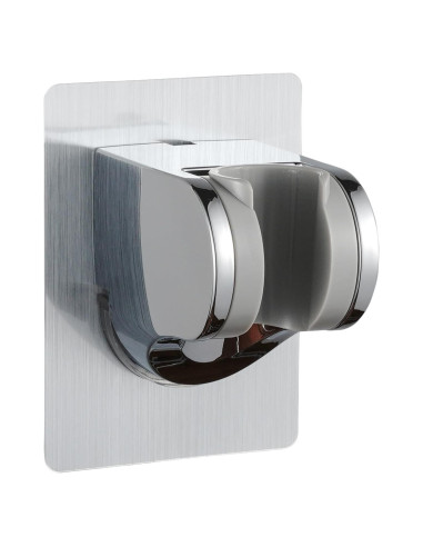 Soporte de Cabezal de Ducha Ajustable Adhesivo Plata - GwernKB