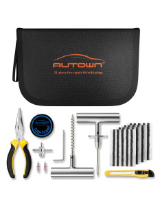 Kit de Reparación de Neumáticos Planos 31 Pcs AUTOWN