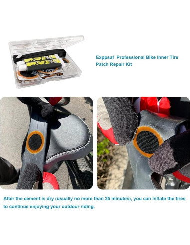 Kit de Reparación de Neumáticos Exppsaf - 14 Parches Vulcanizados