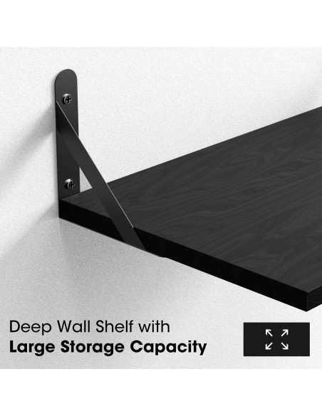 Estante Flotante para Proyector DAWASAPAT Negro 40x25cm