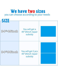 Kit de Reparación Autoadhesivo Syhood para Piscinas Inflables 124x86 cm Azul 2