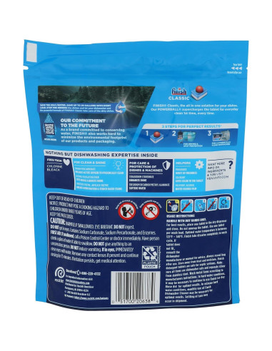Detergente para Lavavajillas Finish Clásico 24 Tabletas