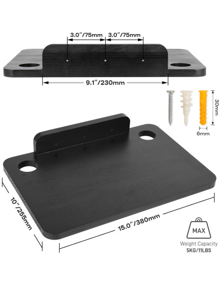 Estante de Madera Soporte para Proyector BEARUT 25.4x38.1cm