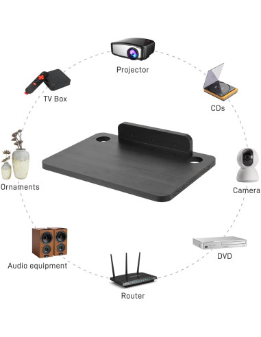 Estante de Madera Soporte para Proyector BEARUT 25.4x38.1cm