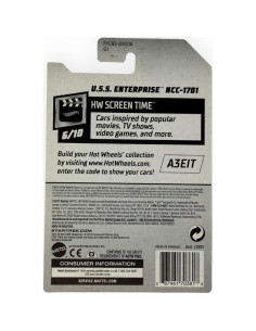 Vehículo Hot Wheels U.S.S. Enterprise NCC 1701 1:64 2