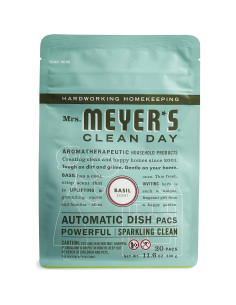 Cápsulas de Lavavajillas Mrs. Meyer's Albahaca 375.75 ml 2