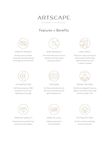 Película de Ventana Artscape Viejo Inglés 91.44x182.88cm UV