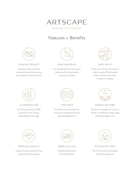 Película de Ventana Artscape Viejo Inglés 91.44x182.88cm UV