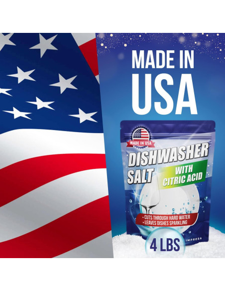 Limpiador de Enjuague para Lavavajillas IMPRESA 1.81 kg