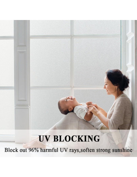 Película de Ventana Esmerilada Mikomer 44.5x200 cm Anti UV