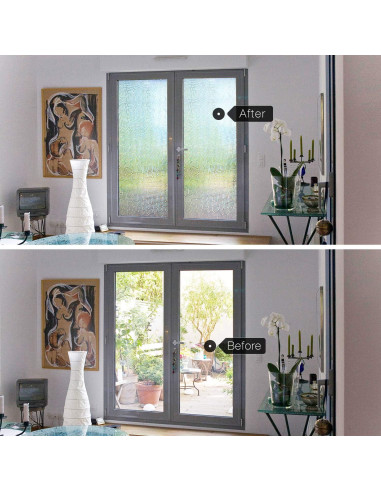 Película de Privacidad 3D HIDBEA para Ventanas 44.5x200cm