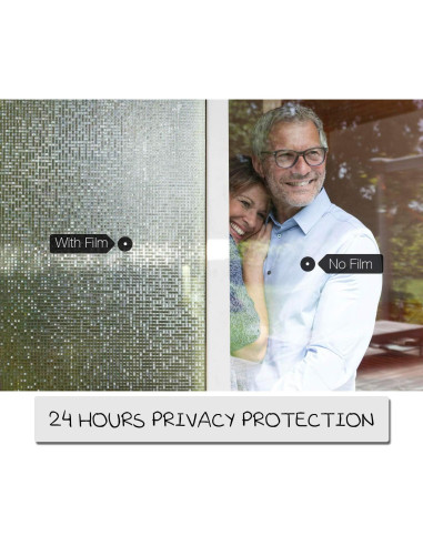 Película de Privacidad 3D HIDBEA para Ventanas 44.5x200cm
