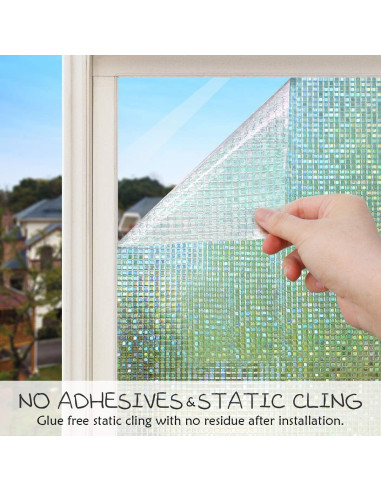 Película de Privacidad 3D HIDBEA para Ventanas 44.5x200cm