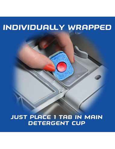 Tabletas de Detergente para Lavavajillas Finish Todo en 1 Fresco 20ct