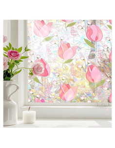 Película de Privacidad Sanderala Tulipán 45x200 cm Anti UV