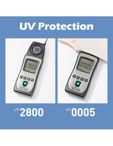 Máscara Facial UPF50+ Beige para Protección Solar Mujeres