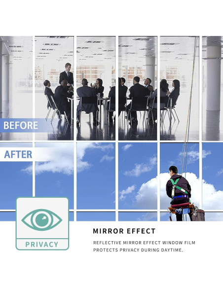 Película de Privacidad para Ventanas ConCus-T 30x300 cm UV