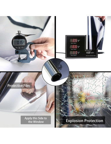 Película de Privacidad para Ventanas ConCus-T 30x300 cm UV