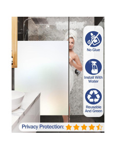 Película de Privacidad WQQKBB 44.5x200 cm Anti UV Estática 2
