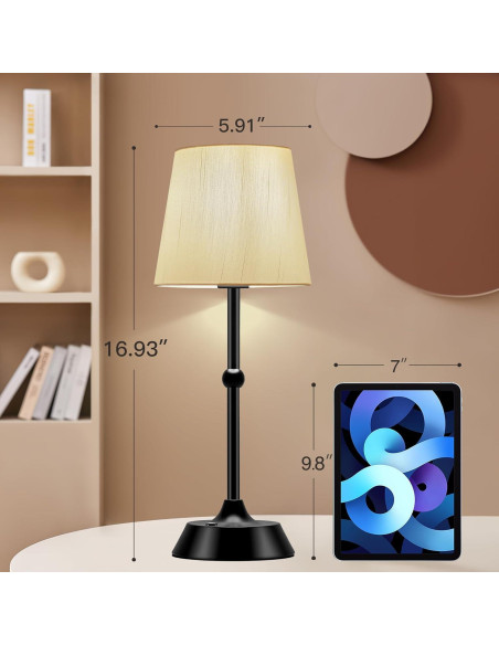 Lámpara de Mesa Inalámbrica LED SJL 6000mA Regulable 3000K