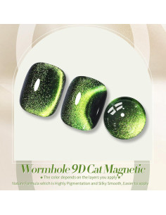 Esmalte de Uñas Magnético BORN PRETTY 15ml Agujero de Gusano 2