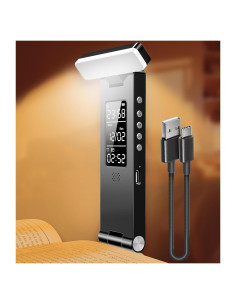 Luz de Lectura Recargable SRTCLLT con Pantalla LCD y Temporizador