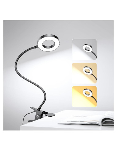Lámpara de Escritorio LED Clip Shenzhen LAM30B 3 Modos 10 Niveles